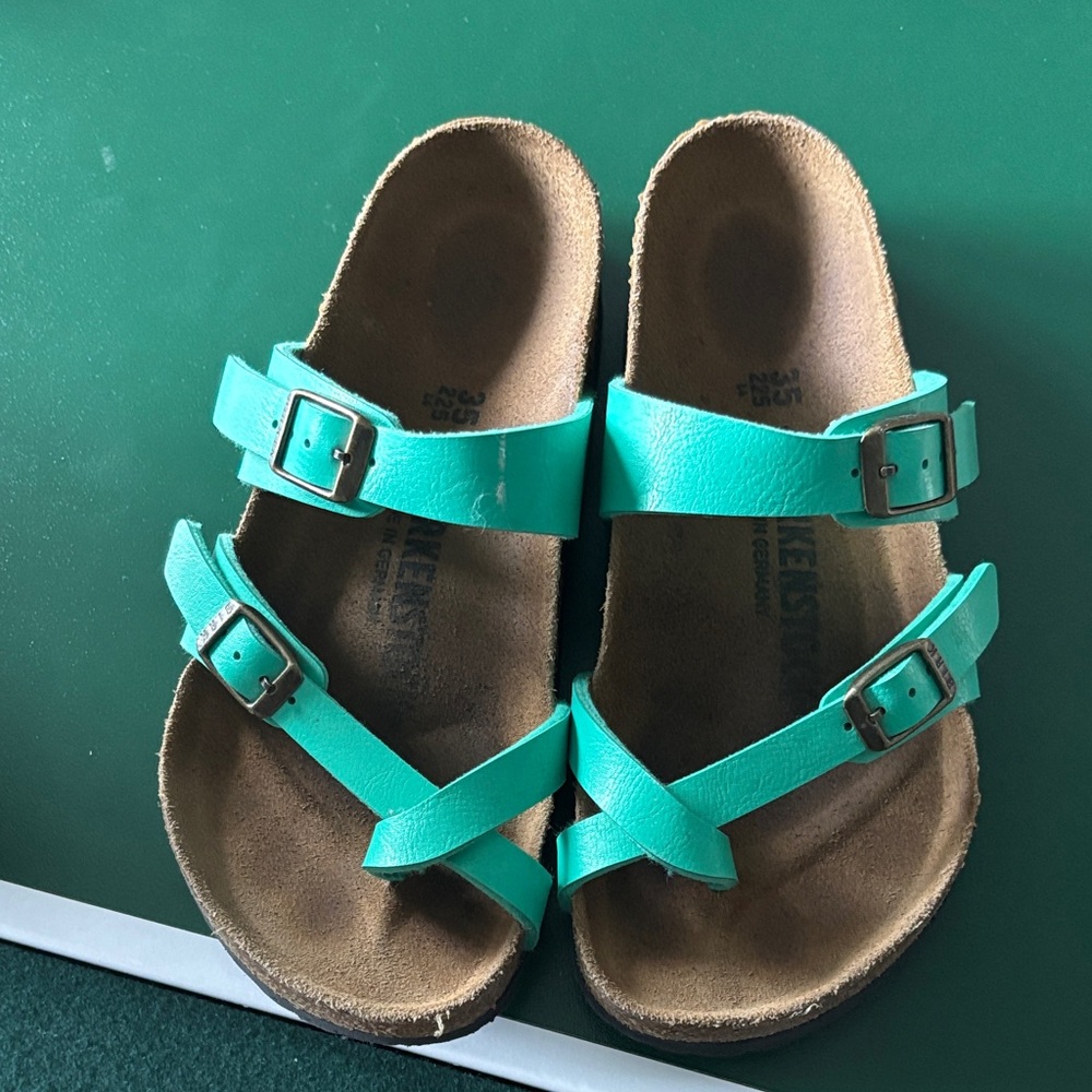 Birkenstock Kids Turquoise Sandals